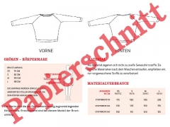 FrauMona Raglansweater Schnittmuster
