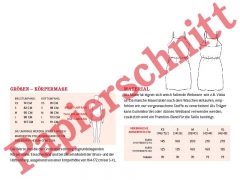 Papierschnittmuster Sommerkleid mit Spaghetti-Tr�gern FRAU SOFIE Schnittreif