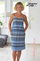 Papierschnittmuster Sommerkleid mit Spaghetti-Tr�gern FRAU SOFIE Schnittreif