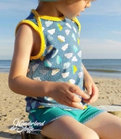 Jerseystoff uni, aquamarin