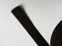 RESTST�CK 82 cm Gurtband Baumwolle 3,0 cm breit - dunkelbraun #56