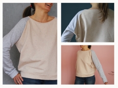 FrauMona Raglansweater Schnittmuster