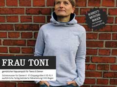 FrauToni Kapuzensweater f�r Damen Schnittmuster