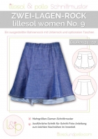 Lillesol Woman No.9 Zwei-Lagen-Rock Schnittmuster