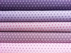 RESTST�CK 127 cm FEHLER FLECK Jerseystoff Sterne 1 cm, dunkelgrau auf mint