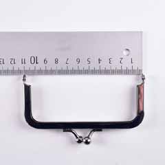 Taschenb�gel Taschenverschluss Metall, silber