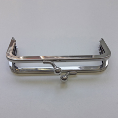 Taschenb�gel Taschenverschluss Metall, silber