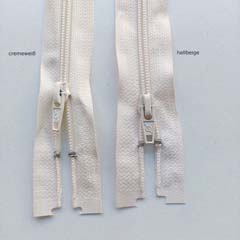 Rei�verschluss teilbar 65 cm, hellbeige #706