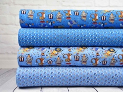 Jersey Wimpelketten mittelblau