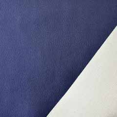 Lederimitat gepr�gte Optik, dunkelblau metallic