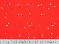 RESTST�CK 59 cm BW Little Darling kleine Dreiecke, orangerot