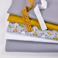 RESTST�CK 88 cm Jerseystoff Streifen 1 mm Garn gef�rbt, ockergelb gelb