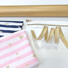 Paspelband uni, gold metallic