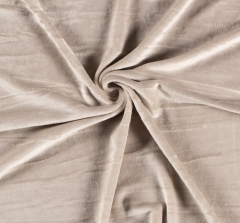 Samtjersey butter weich & elastisch, Sandstone Velvet (helles taupe)