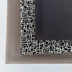 Hosenstretch Stoff Leggingsstoff Bengalin Kunstleder, taupe