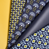 Kunstleder Lederimitat f�r Taschen gepr�gte Optik, ocker