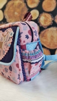 Dekostoff Bl�tter, rosa