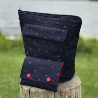 wasserabweisender Stoff Outdoor, rot