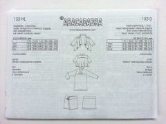 153 Cardigan-Shirt-Rock Schnittmuster Abacadabra