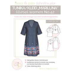 Papierschnittmuster Tunika Kleid Mariluna Lillesol women No.42
