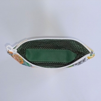 Dekostoff tropische Fr�chte Digitaldruck, gelb orange weiss