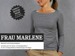Papierschnittmuster Damenshirt Frau Marlene Studio Schnittreif