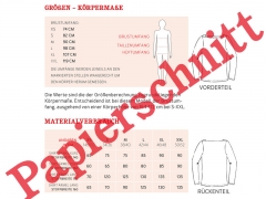 Papierschnittmuster Damenshirt Frau Marlene Studio Schnittreif