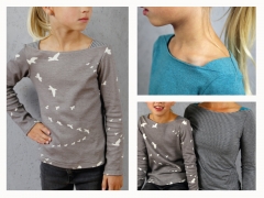 Marlene M�dchen Basicshirt Schnittmuster