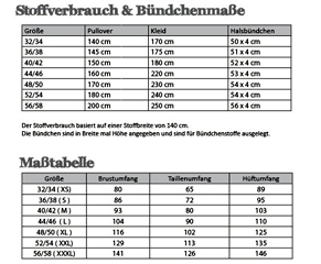 Papierschnittmuster Casual Oversize Pullover Damen Fadenk�fer