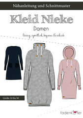 Papierschnittmuster Kleid NIEKE Damen Fadenk�fer