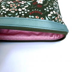 Baumwollstoff kleine Punkte beschichtet Petite Dots,wei� rosa