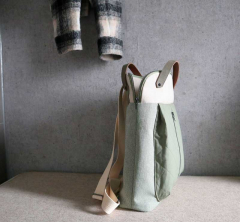 Dekostoff Jacquard Drizzle, natur gr�n
