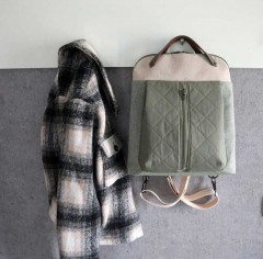 Dekostoff Jacquard Drizzle, natur gr�n