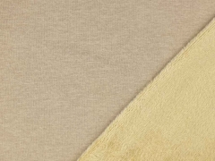 RESTST�CK 37 cm Sweatstoff Alpenfleece uni, camel