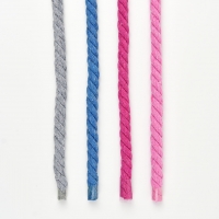 gedrehte Kordel dick 8 mm, grau