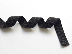 Gurtband Ethno Zickzack Streifen 38mm, khakigr�n schwarz