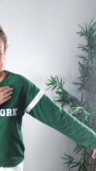 Sweatstoff French Terry uni, dunkelgr�n