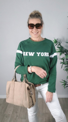 Sweatstoff French Terry uni, dunkelgr�n