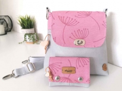 Drehverschluss f�r Taschen, silberfarbig