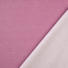 Jacquard Sweatstoff Drizzle K�stchenmuster, wei� altrosa