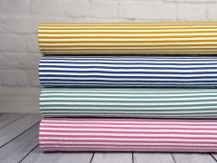 RESTST�CK 25 cm Jerseystoff Streifen 5 mm, dunkelblau wei�