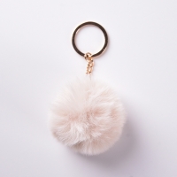 Schl�sselring mit Kette 30mm, gold