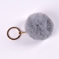 Schl�sselring mit Kette 30mm, gold