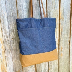 Jeansstoff ohne Stretch Baumwolle, dunkelblau
