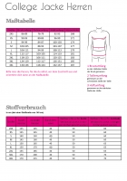 Papierschnittmuster College Jacke HERREN Fadenk�fer
