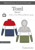 Schnittmuster Hoodie TONI Herren Fadenk�fer