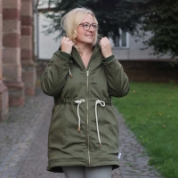 Baumwoll Twill Trenchcoat Stoff Stretch, cremewei�