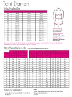 Papierschnittmuster Hoodie Damen TONI Fadenk�fer