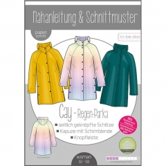 Papierschnittmuster Regenparka CAY Damen Ki-ba-doo