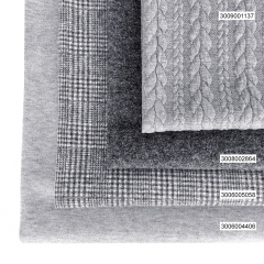 Jacquard Jerseystoff Glencheck, schwarz wei�